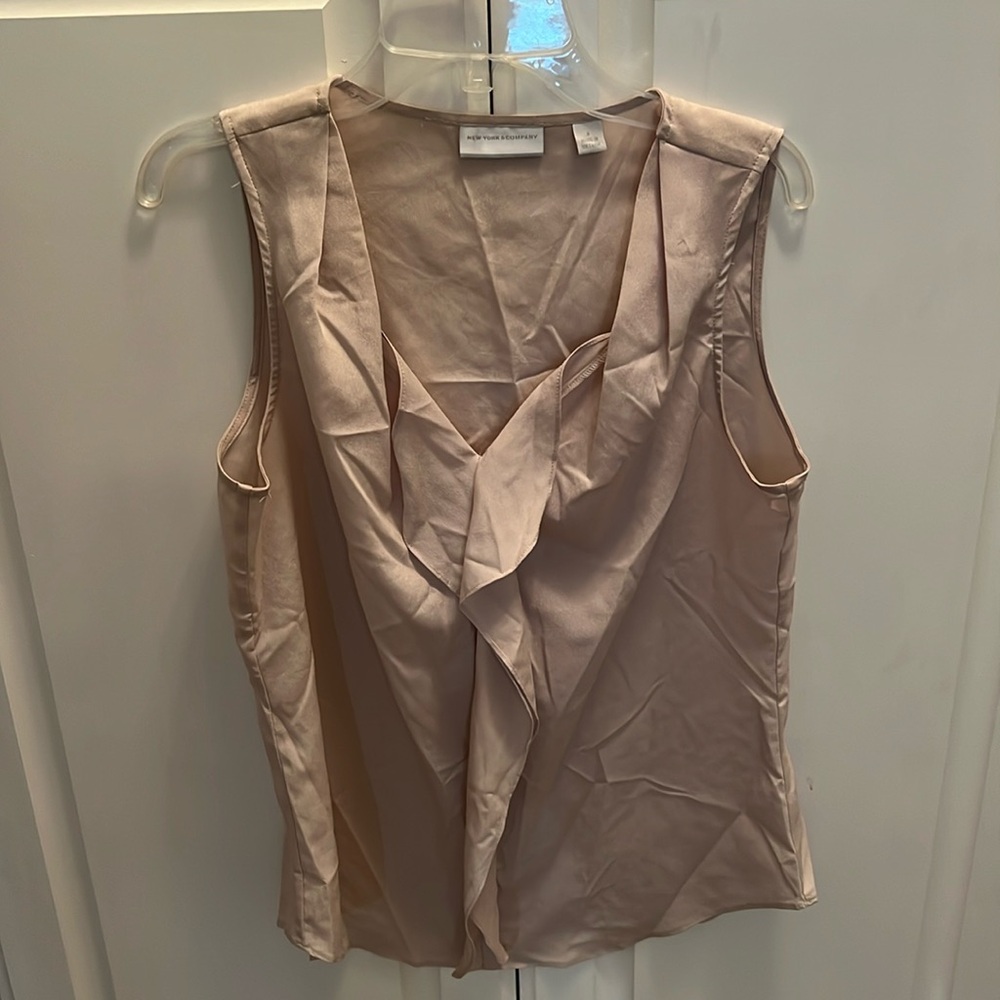 New York & Co Beige Tank Size S